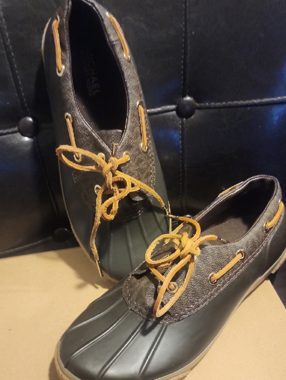 Michael Kors Brown and Tan Duck Shoes - Picture 5 of 5